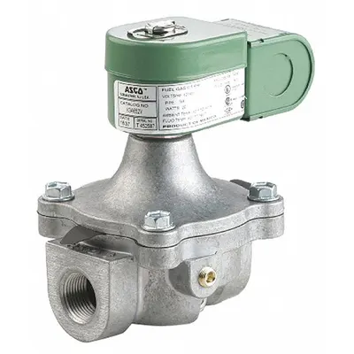 REDHAT Solenoid Valve: 2-Way, Normally Closed, 1 1/4 in Pipe Size, 120V AC - 2-Way/2-Position, Normally Closed Solenoid Valves