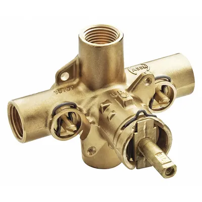 MOEN Control Valve: Compatible Product Type Shower Trim, IPS Upon Connections - Valves & Valve Parts for Bathtubs & Showers