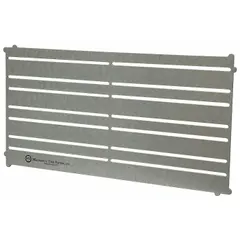 This steel magnetic tool holder features a silver finish and mounts magnetically to ferrous metal surfaces. It measures 6 inches wide by 12 inches long, providing organized storage for metal tools in workshops, garages, and industrial settings.