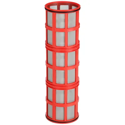 AMIAD Replacement Inline Strainer Screen, 0.0049 in, Stainless Steel, Red - Replacement Inline Strainer Screens