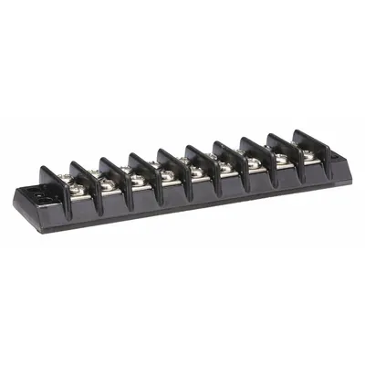 OEM Barrier Terminal Strip: 9 Poles - Surface Mount Barrier Strips