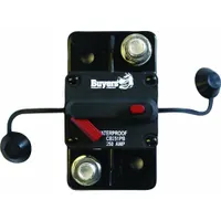 Circuit Breaker w/Manual Reset,250A: CB, 42V DC, 250 A at 42V DC, Stud (MPN CB251PB)