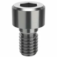 Socket Head Cap Screw: M6x1.00 Thread Size, 10 mm Lg, Std, Plain, Stainless Steel, 316 H5 (MPN ZSS616M6X10)