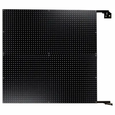 TRITON PRODUCTS Pegboard Swing Panel: Round, 1/4 in Peg Hole Size, 72 in x 48 in x 1 1/2 in - Round-Hole Pegboard Panels