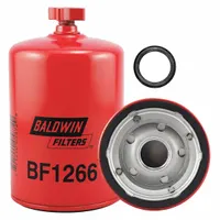 BALDWIN FILTERS Fuel Filter: Spin-On, 3 11/16 in Outside Dia, 1-12 Thread Size, Diesel Fuel, Diesel (MPN BF1266)