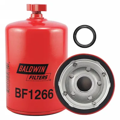 BALDWIN FILTERS Fuel Filter: Spin-On, 3 11/16 in Outside Dia, 1-12 Thread Size, Diesel Fuel - Spin-On Fuel Filters