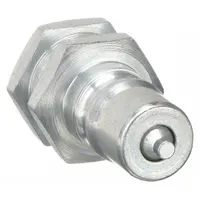 PARKER Hydraulic Quick Connect Hose Coupling: 3/4 in Coupling Size, Steel, 23 lpm Max. Flow Rate (MPN H3-63-T8)