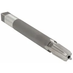 Extension Pipe Tap, 1/4"-18 NPSF, Plug Chamfer, High Speed Steel, 4 Flutes