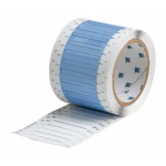 Polyolefin sleeve label roll for on-demand wire identification. White matte finish, 3/32 in x 2 in size, fits 20 AWG to 28 AWG wire. Compatible with i7100 printer series.