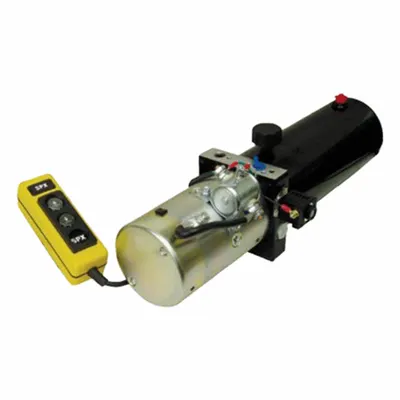STONE Hydraulic Power Unit DC: 1.2 gpm, 2,500 psi Max. Pressure, 3 qt Reservoir Capacity - Double Acting DC Hydraulic Power Units