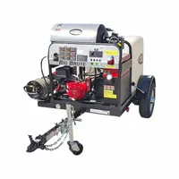 SIMPSON Pressure Washer Trailer: Trailer Pressure Washer, Hot, Heavy Duty, Diesel, 4 gpm Flow Rate (MPN TRSC4040232ECA)