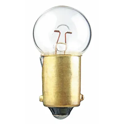 OEM BA9s Miniature Bayonet Base Lamp, G4-1/2 Globe, 7V AC, White, Trade 55 - BA9s Single-Contact Miniature Bayonet Base Lamps