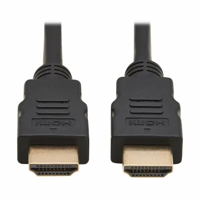 EATON P568-050 HDMI Male to HDMI Male Cable with Ethernet Channel, 50 ft, Black - HDMI Male to HDMI Male Cables with Ethernet Channel