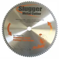 FEIN Circular Saw Blade: 14 in Blade Dia., 90 Teeth, 0.09 in Cut Wd, 1 in Arbor Size, Thin Metal (MPN 63502014620)