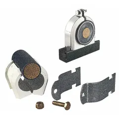 This clamp is designed for securing connections in plumbing systems. It is used to fasten pipes or hoses to fittings, ensuring a leak-free seal in residential and commercial water supply and drainage applications.
