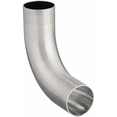 MAXPURE Sanitary Fitting Elbow: 88° Elbow, 4 in OD x 4 in OD Size, Weld - 316 Stainless Steel Sanitary Tube Fittings