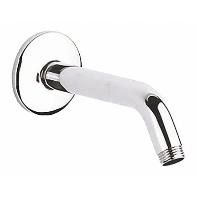GROHE Wall Mount Shower Arm: Compatible Product Type Wall-Mounted Showerheads, Chrome - Flanged Shower Arms