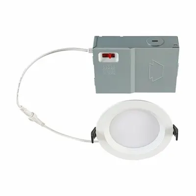 KEYSTONE TECHNOLOGIES Light Fixture: 4 in Dia, 769 lm, 2700K/3000K/3500K/4000K/5000K - Low-Profile Canless Downlights