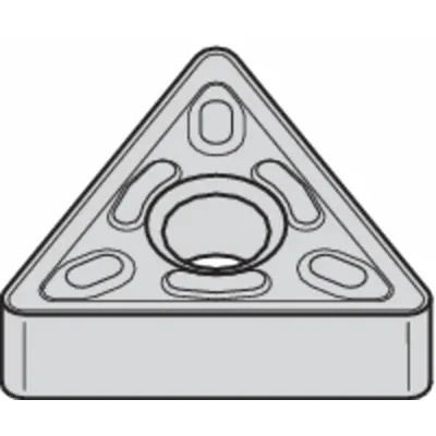 WIDIA Triangle Turning Insert: TNMG4324P - Triangle (T) Indexable Turning Inserts