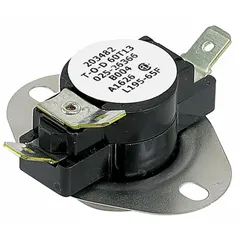 Limit control replacement part for HVACR fans, filters, and ventilation systems. Compatible with manufacturer part number DBUC-W240N400AD. Used to monitor temperature or pressure and interrupt the circuit to prevent overheating or overpressure.