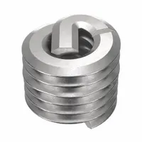 HELI-COIL Helical Insert: Tanged Tang Style, Free-Running, #2-56 Thread Size, Plain, Plain, 1,000 PK (MPN 1185-02CN129S)