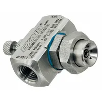 EXAIR Atomizing Spray Nozzle: Pressure, 0.9 scfm, Round, 1/4 in FNPT, FNPT, Atomizing Nozzle (MPN ER1010SS)