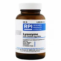 RPI Lysozyme from Chicken Egg White: 10 g Volume, Powder, Glass (MPN L38100-10.0)