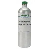 GASCO Calibration Gas: Air, Disposable, +/-5% Accuracy, NO2, Calibration Gas, 34 L Cylinder Capacity (MPN X02AI99CA344BQ4)