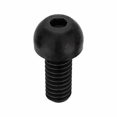 KERR LAKESIDE Socket Head Cap Screw: 1/4"-20 Thread Size, 5/8 in Lg, Button, Black Oxide - Button Head Socket Cap Screws