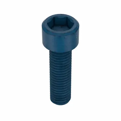 METRIC BLUE Socket Head Cap Screw: M10x1.50 Thread Size, 35 mm Lg, Std, Blue Phosphate - Metric System Standard Socket Head Cap Screws