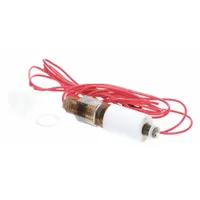 Float switch for ice machines that monitors water level to control the water inlet valve. Signals the control board to maintain proper fill and prevent overflow. Replacement part for Manitowoc ice machines