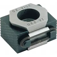 MITEE-BITE Single Wedge OK Vise Clamp: Serrated Face, 5/16"-18 Bolt (MPN 47115)