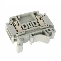 This thermocouple terminal block from OMEGA is used to connect temperature probe wires in industrial instrumentation and process control systems. It features a black plastic body and accepts a maximum wire size of 14 AWG
