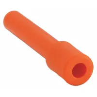 SMC Push-Fit Cap: 3/16 in OD Size, Tube Stem, Polybutylene Terephthalate, 34 mm Overall Lg, Orange (MPN KQ2P-05)