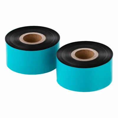 THERMAL TRANSFER RIBBON: Zebra, 2.52 in Ribbon Wd, 1,476 ft Ribbon Lg, 1 in Core Dia. - Wax/Resin Thermal Transfer Ribbons