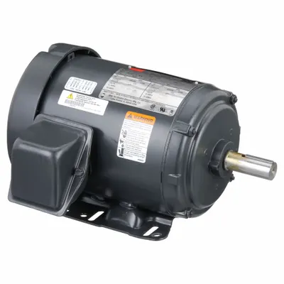 Dayton General Purpose Motor: Rigid Base Mount, Totally Enclosed Fan Cooled, 2 hp - Rigid Base 3-Phase General Purpose AC Motors