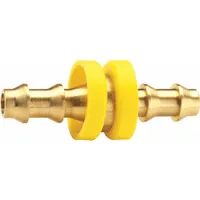 Push-On Hose Fitting: Hose Barb x Hose Barb, 3/4 in x 3/4 in Fitting Size, Male x Male, Rigid (MPN 2961212C)
