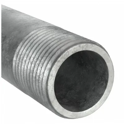 OEM Schedule 40 Galvanized Steel Pipe Nipple, 60 in Length, Threaded Both Ends - Schedule 40 Threaded on Both Ends Pipe & Pipe Nipples