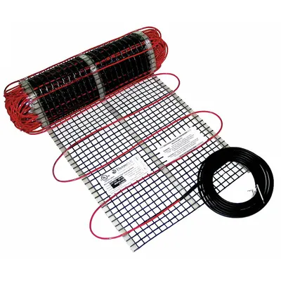 THERMOSOFT Under Floor Electric Heating System: 540 W Watt Output, 30 ft Overall Lg - Under Floor Electric Heating Systems