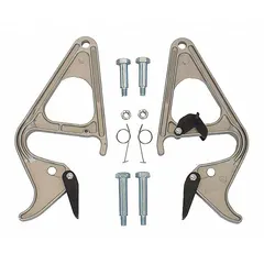 Replacement rung lock for Louisville Ladder brand ladders. Designed for use with model L-2224. Sold as a pair (1 PR).