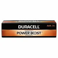 Battery: AAA, Premium, Alkaline, 1.5V DC, CopperTop, 36 PK (MPN MN24P36)