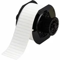 Pre-Cut Label Stock Roll: 1/4 in x 2 in, Polyester, Autoclavable/Cryogenic, White (Matte) (MPN B33-151-490)