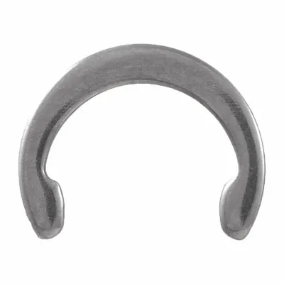Crescent Ring: Inch, External, Std, 0.035 in Thick, Fits 1/2 in Shaft Dia - Crescent Rings