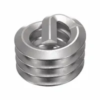 Free-running tangless helical insert for repairing or reinforcing threads in metal. #2-56 thread size, coarse right-hand thread, plain finish. Made from 18-8 stainless steel with tensile strength 200,000 to 250,000 psi. Tangless design eliminates tang break-off step. Pack of 100
