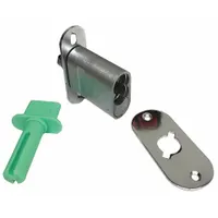 DELTA LOCK Sliding Door Lock: 2 1/2 in Lg, 7/8 in Wd, 2 3/4 in Ht (MPN G SI1750T250BCxx2 KIT)