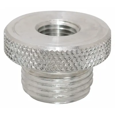 BALDWIN FILTERS 100-29 Bowl Plug, Aluminum, 13/16 in Lg, 1 9/32 in OD - Fuel Filter Accessories
