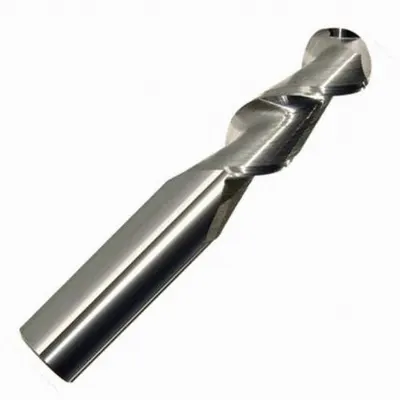 OEM Carbide Ball End Mill for Aluminum, 2 Flute, 3/8" Mill Dia, 1/2" LOC, 2-1/2" OAL - Carbide Ball End Mills for Aluminum