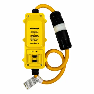 SOUTHWIRE GFCI: Manual Reset, 3 ft Lg, 10/3, L6-30P Plug, 30 A Current - Inline GFCI Cords
