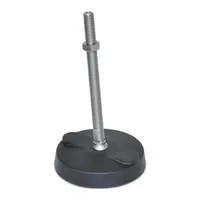 JW WINCO Male-End Leveling Mount: Swiveling Stud, 1/2"-13 Thread Size, 3.15 in, 1,800 lbf Capacity (MPN 8T6W11N)