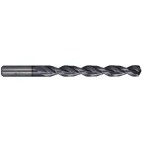 CHICAGO-LATROBE Jobber Length Drill Bit: 27/64", 135° Split Point, TiCN-Coated HSS, Fast Spiral (MPN 42027)